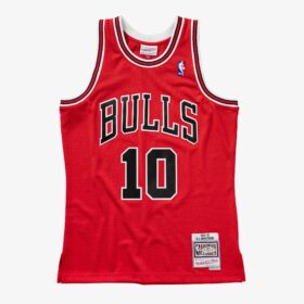 Men's B. J. Armstrong Red Chicago Bulls 1990/91 Swingman Jersey