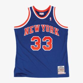 Men's Patrick Ewing Blue New York Knicks 1991/92 Jersey