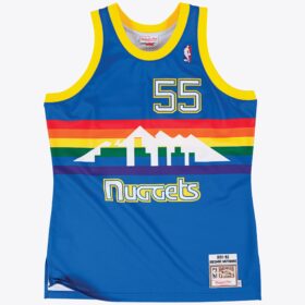 Men's Dikembe Mutombo Royal Denver Nuggets 1991/92 Jersey