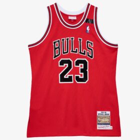 Men's Michael Jordan Red Chicago Bulls 1991/92 Jersey