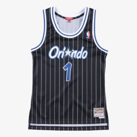 Women's Penny Hardaway Black Orlando Magic 1991/92 Hardwood Classics Swingman Jersey