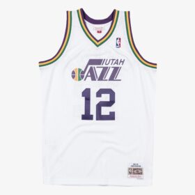 Men's John Stockton White Utah Jazz 1991/92 Hardwood Classics Swingman Player Jersey