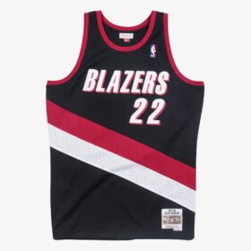 Men's Clyde Drexler Black Portland Trail Blazers 1991/92 Swingman Jersey