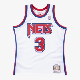 Men's Drazen Petrovic White New Jersey Nets 1992/93 Hardwood Classics Swingman Player Jersey