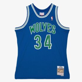 Men's Isaiah Rider Blue Minnesota Timberwolves 1993/94 Hardwood Classics Swingman Jersey