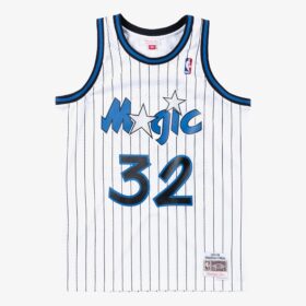 Men's Shaquille O'Neal White Orlando Magic 1993/94 Hardwood Classics Swingman Player Jersey