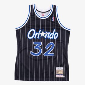 Men's Shaquille O'Neal Black Orlando Magic 1994/95 Jersey