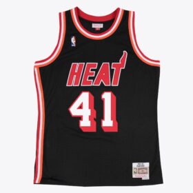 Men's Glen Rice Black Miami Heat 1994/95 Hardwood Classics Swingman Jersey