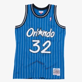 Men's Shaquille O'Neal Blue Orlando Magic 1994/95 Hardwood Classics Swingman Player Jersey