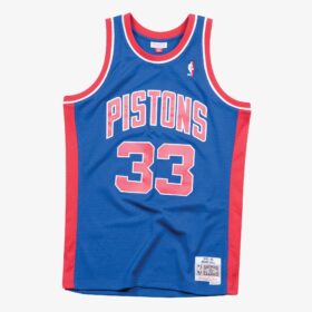 Men's Grant Hill Blue Detroit Pistons 1995/96 Hardwood Classics Swingman Player Jersey