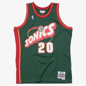 Men's Gary Payton Green Seattle SuperSonics 1995/96 Hardwood Classics Swingman Player Jersey