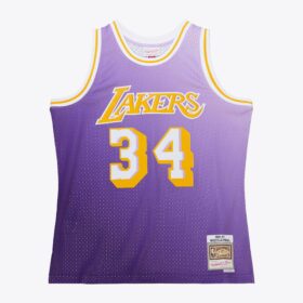 Men's Shaquille O'Neal Purple Los Angeles Lakers 1996/97 Golden Hour Swingman Jersey