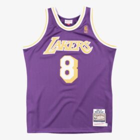 Men's Kobe Bryant Purple Los Angeles Lakers 1996/97 Hardwood Classics Player Jersey