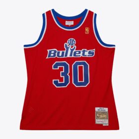 Men's Ben Wallace Red Washington Bullets 1996/97 Hardwood Classics Swingman Jersey