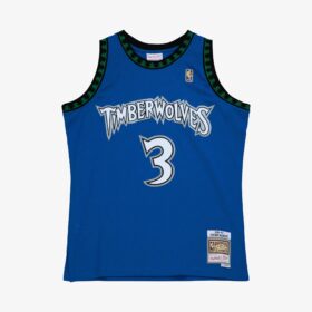 Men's Stephon Marbury Blue Minnesota Timberwolves 1996/97 Hardwood Classics Swingman Player Jersey