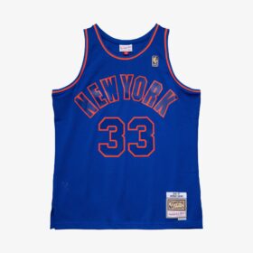 Men's Patrick Ewing Blue New York Knicks 1996/97 Hardwood Classics Swingman Player Jersey