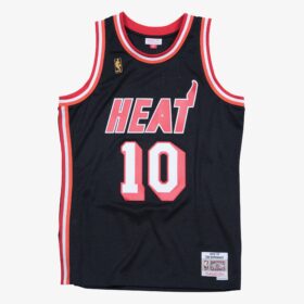 Men's Tim Hardaway Black Miami Heat 1996/97 Hardwood Classics Swingman Player Jersey