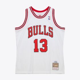 Men's Luc Longley White Chicago Bulls 1996/97 Swingman Jersey