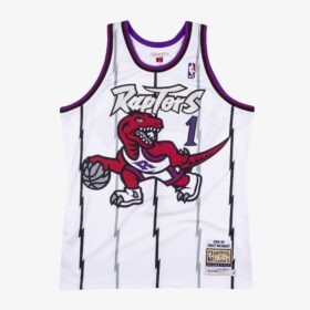 Men's Tracy McGrady White Toronto Raptors 1998/99 Jersey