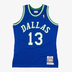 Men's Steve Nash Blue Dallas Mavericks 1998/99 Hardwood Classics Swingman Player Jersey