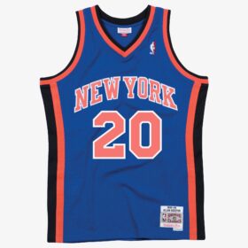 Men's Allan Houston Blue New York Knicks 1998/99 Hardwood Classics Swingman Player Jersey