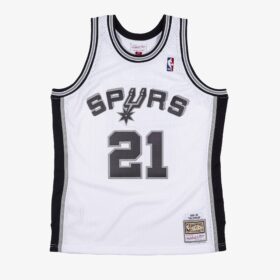 Men's Tim Duncan White San Antonio Spurs 1998/99 Hardwood Classics Swingman Player Jersey