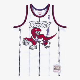 Men's Tracy McGrady White Toronto Raptors 1998/99 Hardwood Classics Swingman Player Jersey