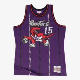 Men's Vince Carter Purple Toronto Raptors 1998/99 Hardwood Classics Swingman Player Jersey