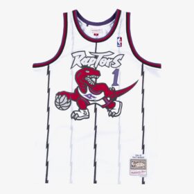 Men's Tracy McGrady White Toronto Raptors 1998/99 Swingman Jersey