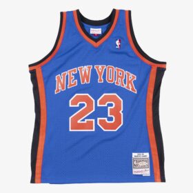 Men's Marcus Camby Blue New York Knicks 1998/99 Swingman Jersey