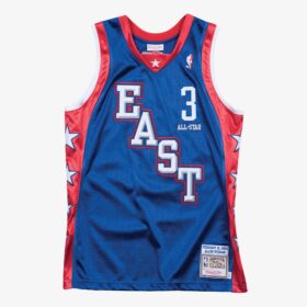 Men's Allen Iverson Royal Hardwood Classics 2004  BasketBallAll-Star Game Jersey