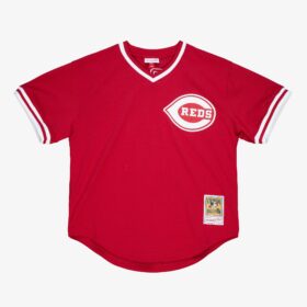 Men's Barry Larkin Red Cincinnati Reds Cooperstown Collection Pullover Jersey