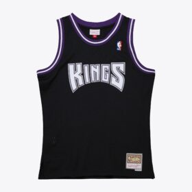 Men's  Black Sacramento Kings Hardwood Classics Swingman Jersey