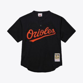 Men's Cal Ripken Jr. Black Baltimore Orioles 2001 Batting Practice Jersey