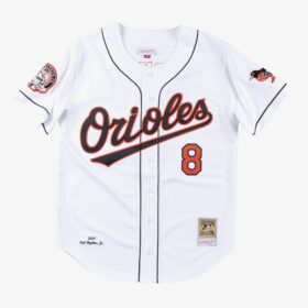 Men's Cal Ripken Jr. White Baltimore Orioles Cooperstown Collection 2001 Player Jersey