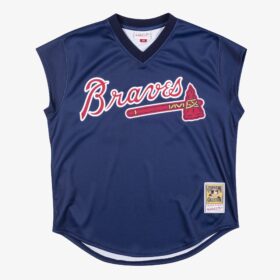 Men's Chipper Jones Navy Atlanta Braves Cooperstown Collection 1999 Turn Ahead the Clock Player Jersey