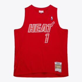 Men's Chris Bosh Red Miami Heat Hardwood Classics 2012 Christmas Day Swingman Jersey