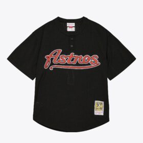 Men's Craig Biggio Black Houston Astros 2002 Batting Practice Jersey