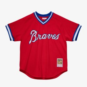 Men's Dale Murphy Red Atlanta Braves Cooperstown Collection Pullover Jersey