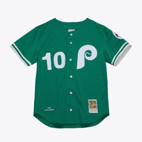 Men's Darren Daulton Kelly Green Philadelphia Phillies 1988 Jersey