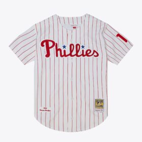 Men's Darren Daulton White Philadelphia Phillies 1993 Jersey