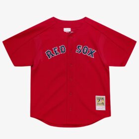 Men's David Ortiz Red Boston Red Sox Cooperstown Collection 2004 Batting Practice Player Jersey