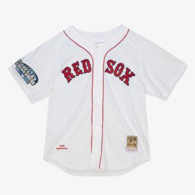 Men's David Ortiz White Boston Red Sox Cooperstown Collection 2004 Player Jersey