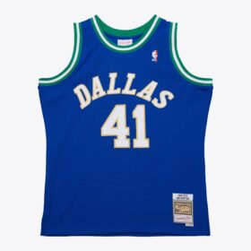 Men's Dirk Nowitzki Royal Dallas Mavericks 1998 Swingman Jersey