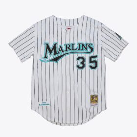 Men's Dontrelle Willis White Florida Marlins 2003 Jersey