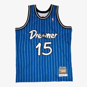 Men's DREAMER x Mitchell & Ness Blue Orlando Magic Hardwood Classics Fashion Jersey