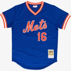 Men's Dwight Gooden Royal New York Mets 1986 Batting Practice Jersey