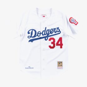 Men's Fernando Valenzuela White Los Angeles Dodgers Cooperstown Collection 1981 Player Jersey