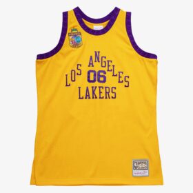 Men's Gold Los Angeles Lakers Hardwood Classics My Towns Bodega Jersey