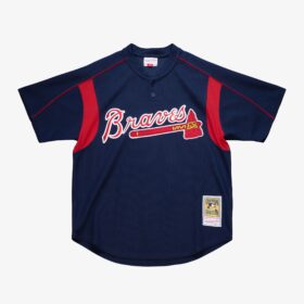 Men's Greg Maddux Navy Atlanta Braves Cooperstown Collection 2003 Batting Practice Player Jersey